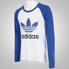 Camiseta Manga Longa adidas Originals Trefoil - Masculina - Foto 3