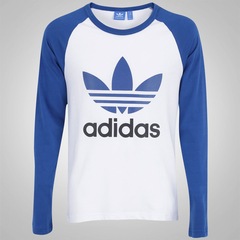 Camiseta Manga Longa adidas Originals Trefoil - Masculina - Foto 1