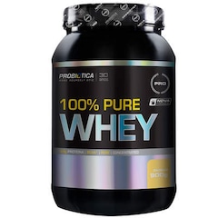 Whey Protein Concentrado Probiótica 100% Pure Whey - Baunilha - 900g - Foto 1