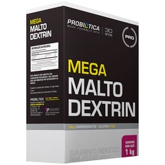 Maltodextrina Probiótica Mega Malto Dextrin - Guaraná com Açaí - 1 Kg - Foto 1