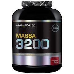 Hipercalórico Probiótica Massa 3200 - Morango - 3Kg - Foto 1