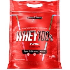 Whey Protein Integralmédica Chocolate 100% Pure - 900g - Foto 1