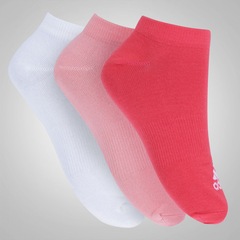 Kit de Meia adidas Performance No Show Thin com 3 Pares - Adulto - Foto 1