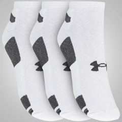 Kit de Meias Under Armour Heatgear No Show com 3 Pares - Masculino - Foto 3