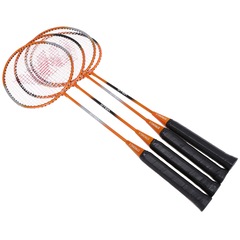 Kit de Badminton Vollo Sports VB004: 4 Raquetes, 3 Petecas, 1 Rede e 1 Raqueteira - Foto 2