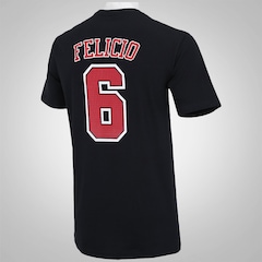 Camiseta NBA Chicago Bulls Felício 6 - Masculina - Foto 4