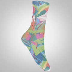 Meia Farm Rio Galego Tropical - Feminina - Foto 1