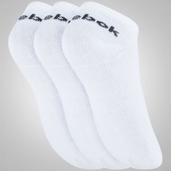 Kit de Meias Cano Baixo Reebok U Roy Inside com 3 Pares - Adulto - Foto 2