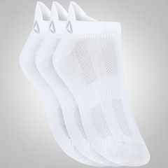 Kit de Meias Reebok One Series Training com 3 Pares - Feminino - Foto 3