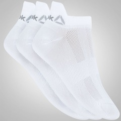 Kit de Meias Reebok One Series Training com 3 Pares - Feminino - Foto 1