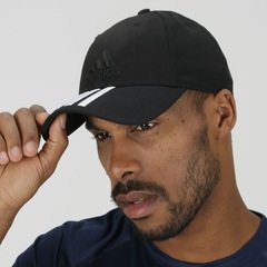 Boné Aba Curva adidas Ess 3S Cotton - Strapback - Adulto - Foto 8
