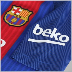 Camisa Barcelona I 16/17 Nike com Patrocínio - Infantil - Foto 6