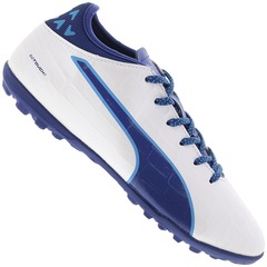 Chuteira Society Puma Evotouch 3 TT TF - Infantil - Foto 1
