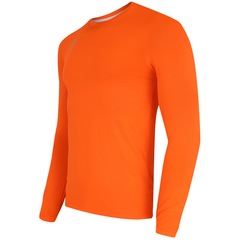 Camiseta Manga Longa com Proteção Solar UV Umbro Basic - Masculina - Foto 3
