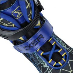 Kit Patins Oxer Joy: Patins Ajustável + 2 Joelheiras + 2 Cotoveleiras + 2 Munhequeiras - Adulto - Foto 4