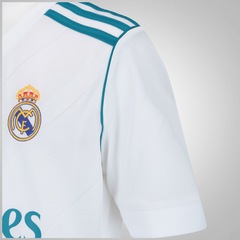 Camisa Real Madrid I 17/18 adidas - Infantil - Foto 8