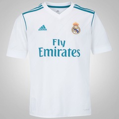 Camisa Real Madrid I 17/18 adidas - Infantil - Foto 1