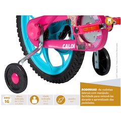 Bicicleta Caloi Barbie - Aro 16 - Freio Cantilever - Feminina - Infantil - Foto 5