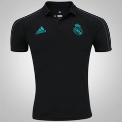 Camisa Polo Real Madrid Viagem 17/18 adidas - Masculina - Foto 1