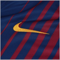 Camisa Barcelona I 17/18 Nike - Masculina - Foto 4