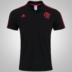 Camisa Polo do Flamengo 3S adidas - Masculina - Foto 1