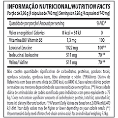 BCAA 2044 mg Integralmédica - 90 Cápsulas - Foto 2