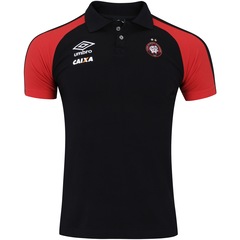 Camisa Polo do Atlético-PR Viagem 2017 Umbro - Masculina - Foto 1