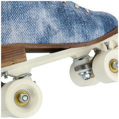Patins 4 Rodas Retrô Oxer Jeans - Foto 4