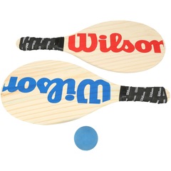 Kit de Frescobol Wilson: 2 Raquetes e 1 Bolinha - Foto 2