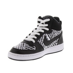 Tênis Cano Alto Nike Court Borough Mid Print - Infantil - Foto 4