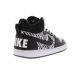 Tênis Cano Alto Nike Court Borough Mid Print - Infantil - Foto 8