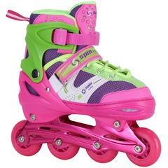 Patins Spin Roller Start New - In Line - Fitness - ABEC 7 - Ajustável - Adulto - Foto 2