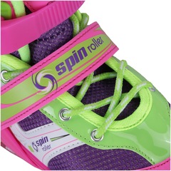 Patins Spin Roller Start New - In Line - Fitness - ABEC 7 - Ajustável - Adulto - Foto 3