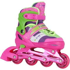 Patins Spin Roller Start New - In Line - Fitness - ABEC 7 - Ajustável - Adulto - Foto 1