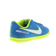 Chuteira Futsal Nike Mercurial X Vortex III Neymar IC - Infantil - Foto 8