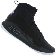 Tênis Cano Alto Under Armour Curry 4 - Masculino - Foto 1