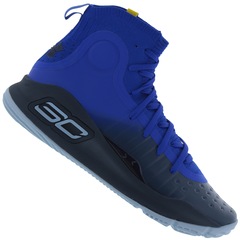 Tênis Cano Alto Under Armour Curry 4 - Masculino - Foto 1