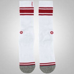 Meia Cano Alto Stance White Out - Adulto - Foto 4