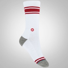 Meia Cano Alto Stance White Out - Adulto - Foto 1