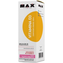 Vitamina D3 Max Titanium - Tutti Frutti - 30ml - Foto 1