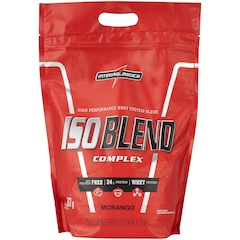 Whey Protein Integralmédica Iso Blend - Morango - 907g - Foto 1