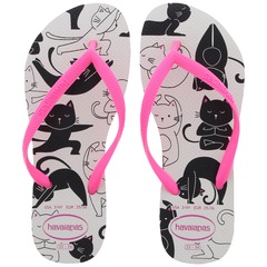 Chinelo Havaianas Slim Pets - Feminino - Foto 1