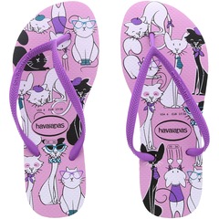 Chinelo Havaianas Slim Pets - Feminino - Foto 1