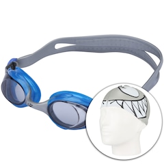 Kit de Natação Hammerhead Fun Set Kids com Óculos e Touca - Infantil - Foto 1