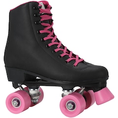 Patins 4 Rodas Retrô Oxer Dark Pink - Foto 1