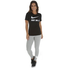 Camiseta Nike Sportswear Crew JDI Swoosh HBR - Feminina - Foto 4