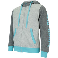 Jaqueta de Moletom com Capuz Oxer Work Out - Infantil - Foto 3