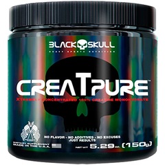 Suplemento de Creatina Black Skull - CreaTpure - Natural - 150g - Foto 1