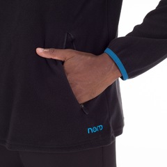 Blusa de Frio Fleece Nord Outdoor Bicolor - Masculina - Foto 2