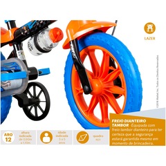 Bicicleta Caloi Hot Wheels - Aro 12 - Freio a Tambor - Masculina - Infantil - Foto 4